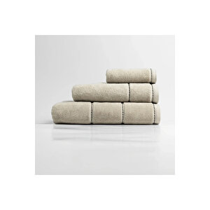 Copper Penye Pamuk Banyo Havlusu Ekru 90x150 Cm