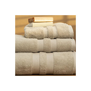 Narciso Penye Pamuk Banyo Havlusu Ekru 90x150 Cm