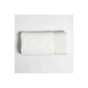 Poppy Penye Pamuk Yüz Havlusu Beyaz 50x90 Cm