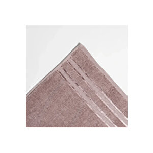 Olite Penye Pamuk Yüz Havlusu Gül Kurusu 50x90 Cm