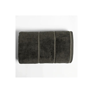 Copper Penye Pamuk Banyo Havlusu Antrasit 90x150 Cm