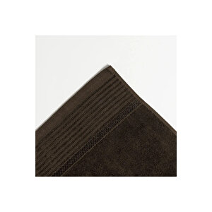 Vinca Pima Pamuk Banyo Havlusu Kahverengi 90x150 Cm