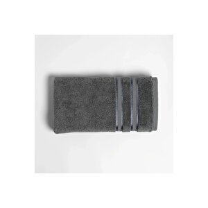 Olite Penye Pamuk Yüz Havlusu Gri 50x90 Cm