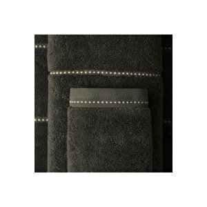 Copper Penye Pamuk El Havlusu Antrasit 30x50 Cm