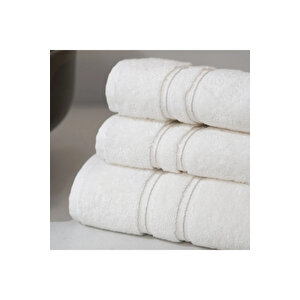 Dandelion Pima Pamuk Banyo Havlusu Beyaz 90x150 Cm