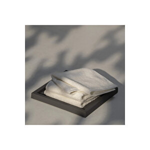 Fuji Pima Pamuk El Havlusu Beyaz 30x30 Cm