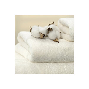 Olite Penye Pamuk Banyo Havlusu Ekru 90x150 Cm