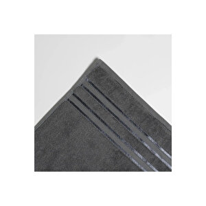 Olite Penye Pamuk Banyo Havlusu Gri 90x150 Cm