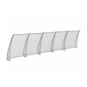 Crocus Kapı Pencere Üstü Pratik Sundurma 80x600 – Şeffaf