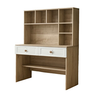 Panjurlu Raflı Çekmeceli Çalışma Masası