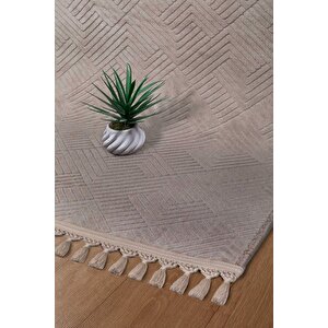 Aden Rölyef Krem Pon Pon 80x350 cm