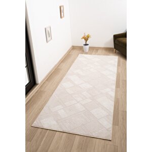 Lowell Koleksiyonu Yıkanabilir, Kesme, Kaymaz Taban Salon,oturma Odası,mutfak,antre,koridor Halısı 100x300 cm