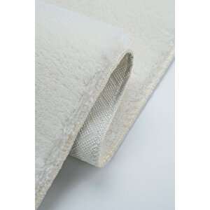 Vl Yıkanabilir Premium Ponpon Saçaklı Kaymaz Taban Post Peluş Banyo Paspası 2'li Takım Antrasit Ekru