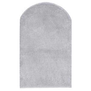 Vl Yıkanabilir Peluş Seccade Overloklu Namazlık Bej 60x100 cm