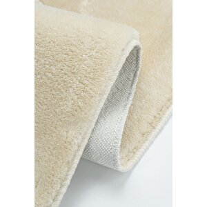 Vl Yıkanabilir Premium Ponpon Saçaklı Kaymaz Taban Post Peluş Banyo Paspası 2'li Takım Antrasit Bej