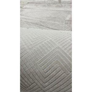 Rölyef Aden Gri̇ Kaymaz Taban Kesme Hali Yolluk 80x900 cm