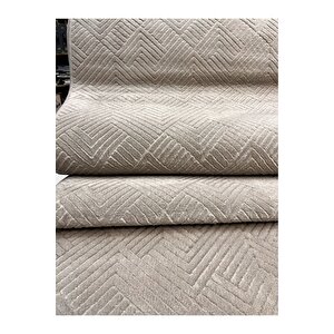 Rölyef Aden Gri̇ Kaymaz Taban Kesme Hali Yolluk 80x800 cm