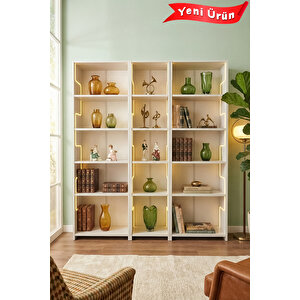 Labi̇rent Ledli̇ Geni̇ş Açik Ki̇taplik, Beyaz Beyaz