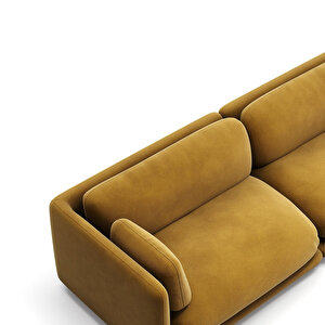 Flam Dörtlü Koltuk Kadife Sunset