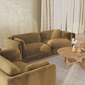 Flam Dörtlü Koltuk Kadife