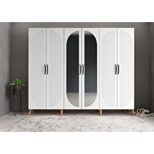 Membran Harika Altı Kapaklı Portmanto Çam&beyaz P.a.m.h_3_240cm 240 cm