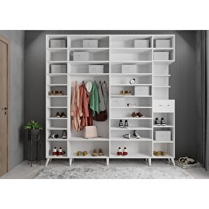 Eko Trend 6 Kapaklı Portmanto Beyaz P.a.t.e_1_208cm 208 cm