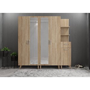 Life 5 Kapaklı Portmanto Meşe P.b.l_5_225cm 225 cm