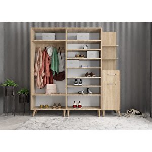 Life 5 Kapaklı Portmanto Meşe P.b.l_5_225cm 225 cm