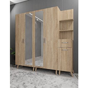 Life 5 Kapaklı Portmanto Meşe P.b.l_5_225cm 225 cm