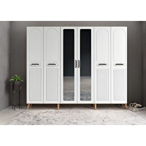 Membran Bar Altı Kapaklı Portmanto Çam&beyaz P.a.m.b_3_210cm 210 cm