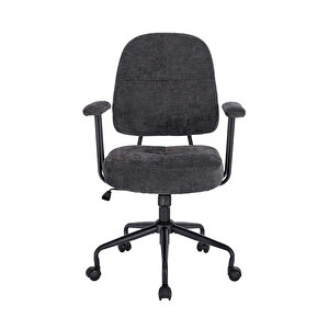 New York Çalışma Sandalyesi - Koyu Gri 65x96,5-102,5x68 Cm