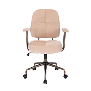 New York Çalışma Sandalyesi - Vizon 65x96,5-102,5x68 Cm