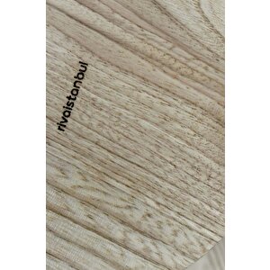 Ahşap Ayaklı %100 Kestane Ağacı Sunum Standı, Sunumluk, 30 Cm