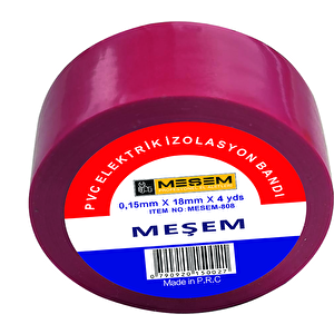 Si̇yah Elektri̇k Banti Karişik Renk 18 Mm*4 Yrd(10 Ad) 808