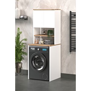 Eva Çamaşır Makinesi Dolabı Beyaz, Çok Amaçlı Dolap