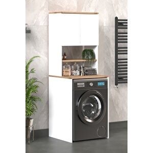 Eva Çamaşır Makinesi Dolabı Beyaz, Çok Amaçlı Dolap