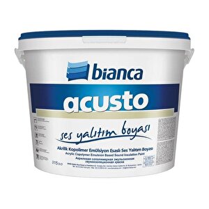 Bianca Acusto Ses Yalıtım Boyası 2.5 Lt Beyaz