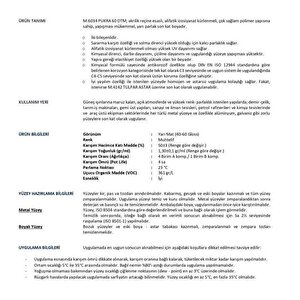 Akrilik Dtm Üçü Bir Arada Son Kat Boya 22.5 Kg Ral 5017 Mavi