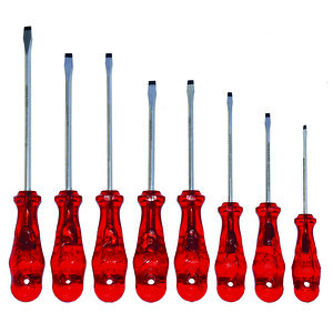 İzeltaş 4100008108 8 Li Kraft Düz Tornavida Serisi