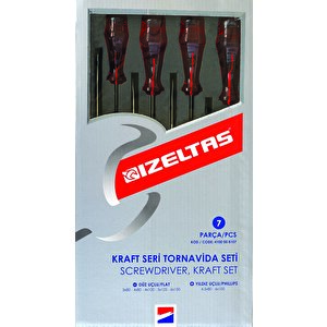 İzeltaş 4100008107 7 Parca Kraft Tornavıda Setı