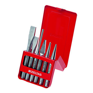 İzeltaş 5600006106 6 Parca Keskı-zımba Takımı