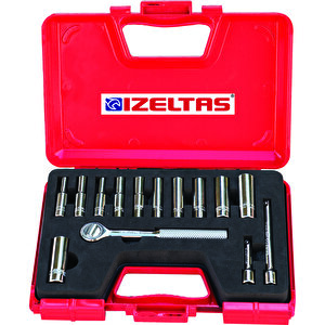 İzeltaş 1107006014 14'lü Derin Lokma Takımı 1/4"