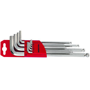 İzeltaş 4906003109 9'lu Yuvarlak Başlı Uzun Allen Takımı