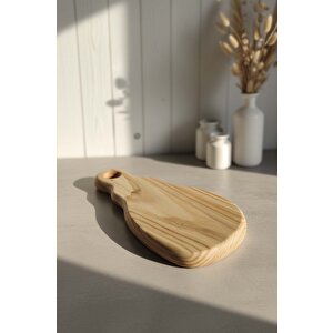 Ahşap Amorf %100 Kestane Ağacı Sunum Tahtası, Sunumluk