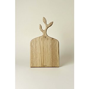 Ahşap Zeytin Dalı %100 Kestane Ağacı Sunum Tahtası, Sunumluk