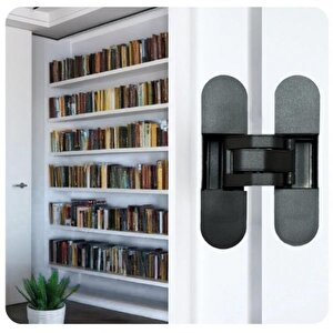 11 Cm Boyunda Gi̇zli̇ 3 Boyutlu Ayarlı Gömme Kapı Menteşesi