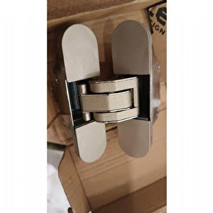 11 Cm Boyunda Gi̇zli̇ 3 Boyutlu Ayarlı Gömme Kapı Menteşesi