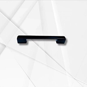 Marelli Nero Black Siyah 128 Mm Mobilya Dolap Kulbu