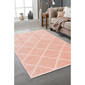 Rodney Vl Yıkanabilir Kaydırmaz Çift Taraf Pamuk Dokuma Beyaz Rix Premium Kalite Kilim 40x60 cm