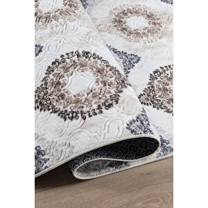 Olivia Vl Iskandinav Halı Premium Kalite Oturma Odası, Mutfak, Antre, Koridor Halısı 7004 Krem